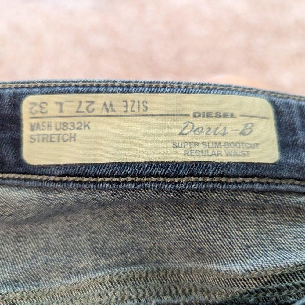 Diesel Doris-B Super Slim Bootcut Jeans - Picture 5 of 6